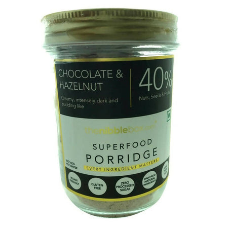 Thenibblebox Chocolate & Hazelnut Almond flour Superfood Porridge Instant Breakfast Mix