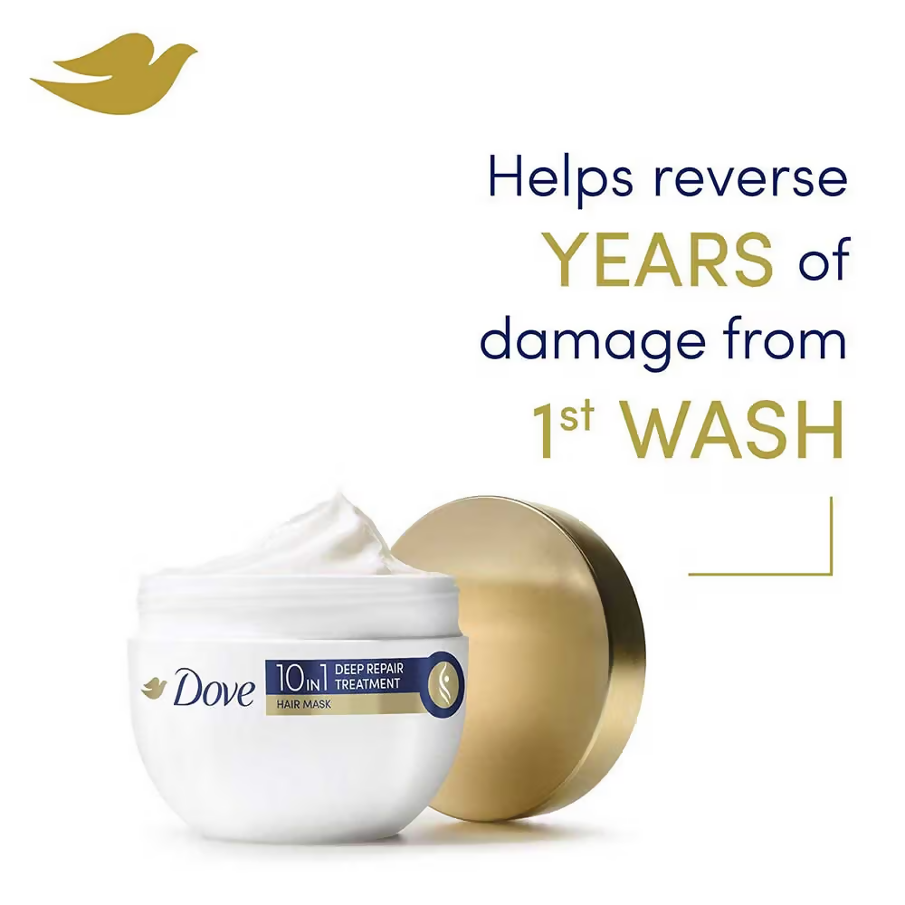 Dove Intense Repair Treatment Shampoo + Hair Mask For Frizzy Hair