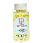 confect yellow vermicelli sprinkles 90 gms