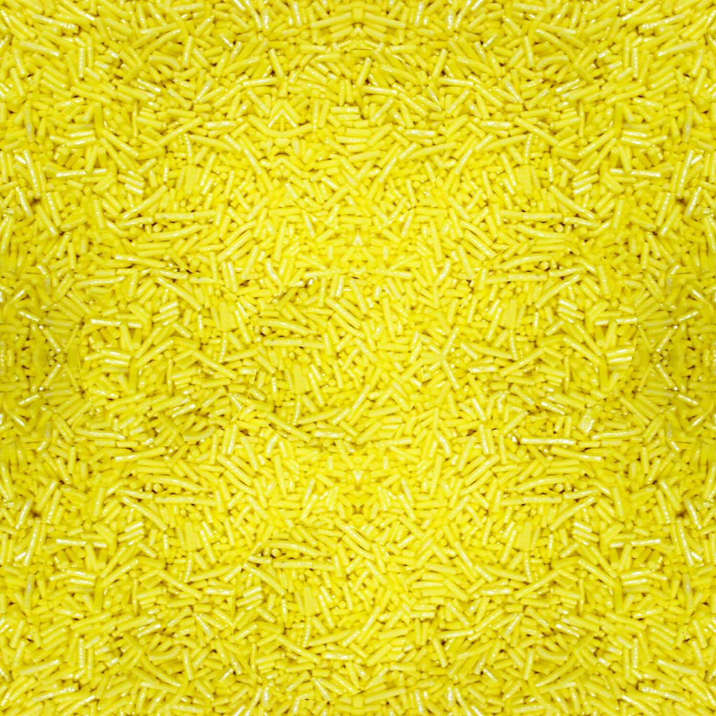 confect yellow vermicelli sprinkles 90 gms