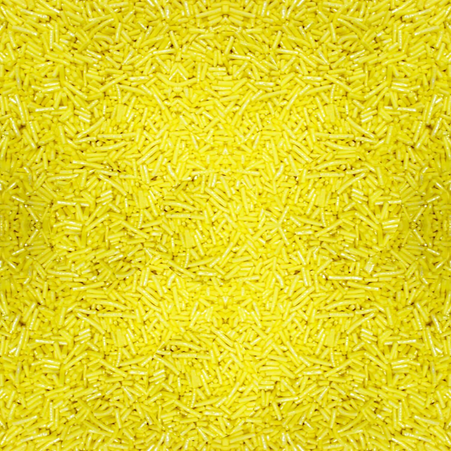 confect yellow vermicelli sprinkles 90 gms