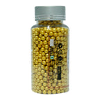 confect yellow disco balls sprinkles 3 mm 120 gms