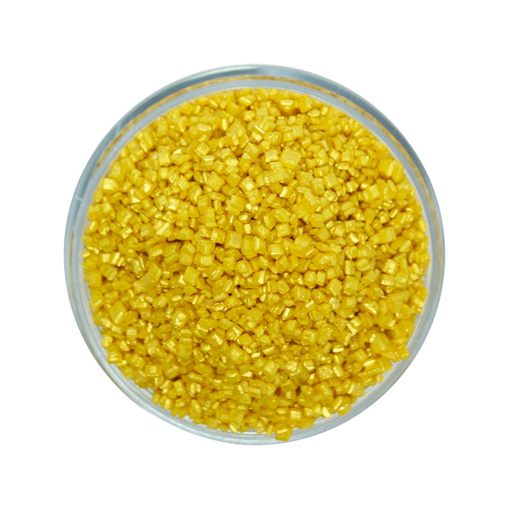 confect yellow sparkling sugar 100 gms