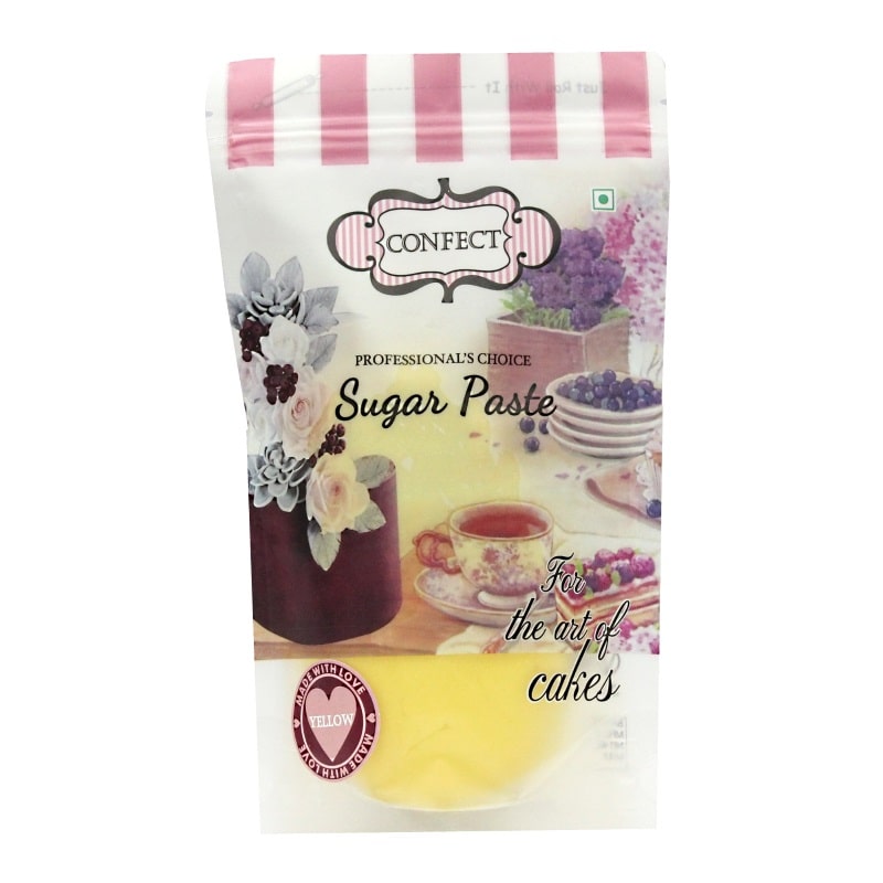 confect yellow nutritional sugarpaste 1 kg