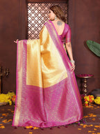 Anaita Banarasi Tissue Silk Saree - Distacart