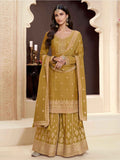 Anaita Yellow Chinon Embroidered Salwar Suit - Distacart
