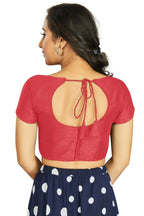 Aastha Fashion Women's Gajri Art Silk Designer Festive Wear Readymade Blouse