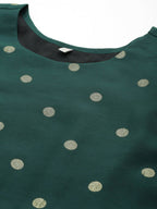 Ahalyaa Women's Traditional wear Ethnic Dress - Green - Distacart