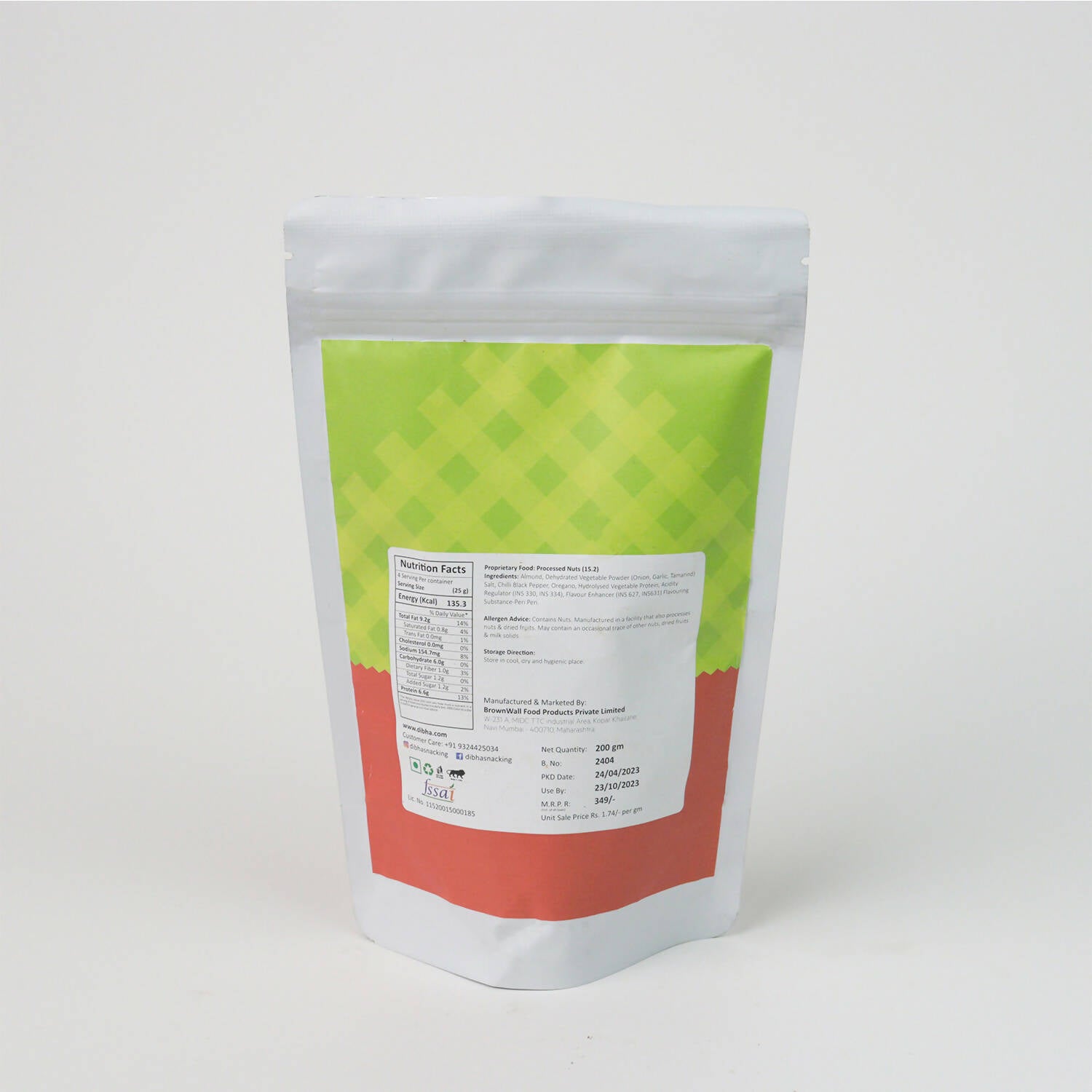Dibha - Honest Snacking Peri Peri Almonds