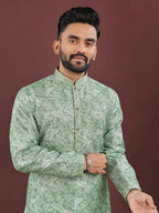 Anaita Light Green Digital Print Kurta - Distacart