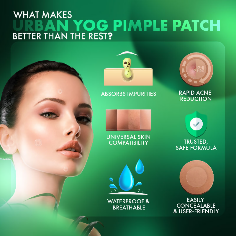 Urban Yog Acne Pimple Patch - 36 Dots - Distacart