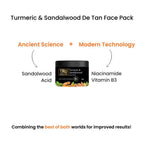 Tru Hair & Skin Turmeric & Sandalwood De-Tan Face Pack