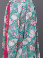 Ahalyaa Women's Traditional Wear Co-ods - Green - Distacart