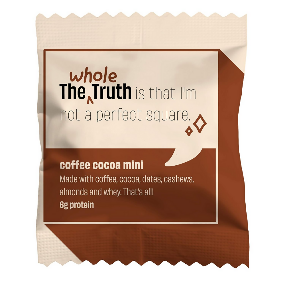 The Whole Truth Mini Protein Bars - Coffee Cocoa - Distacart