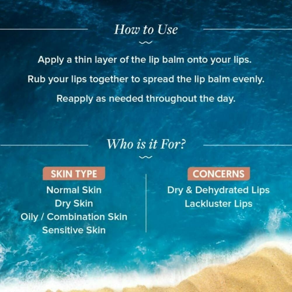 Aqualogica Coral Slush Plump+ Luscious Tinted Lip Balm with Mango and Hyaluronic Acid, SPF 20+