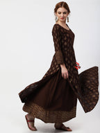 Cheera Double Layer Anarkali Dress