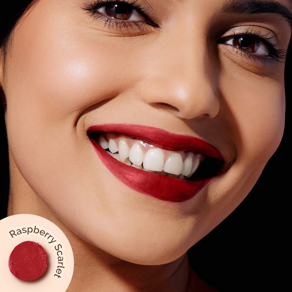 Mamaearth Moisture Matte Longstay Mini Lipstick - Raspberry Scarlet