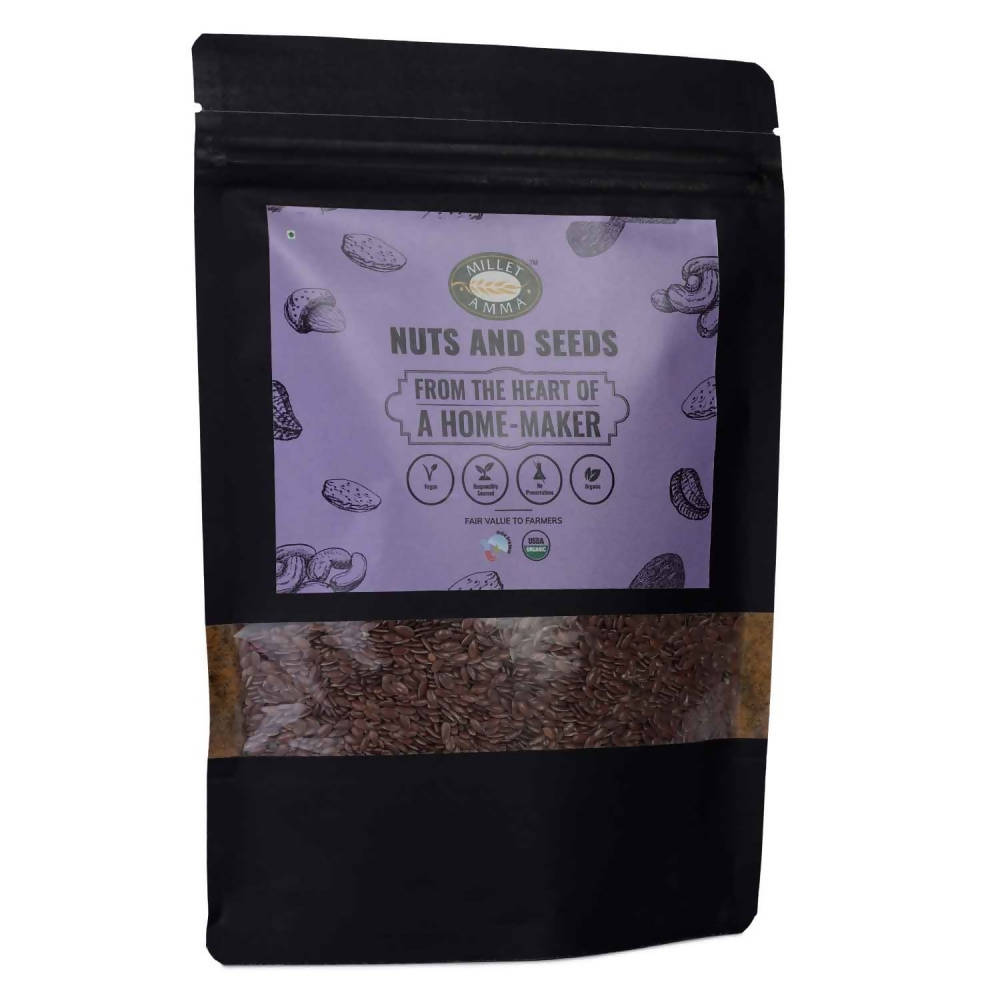 Millet Amma Organic Flax Seeds - Distacart
