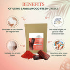 Nake Organica Sandalwood Fresh Cheeks Face Mask