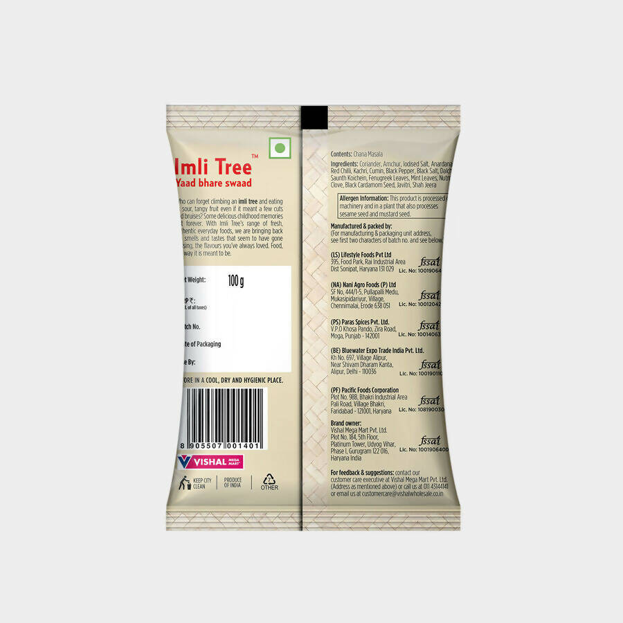 Imli Tree Authentic Chana Masala Powder - Distacart