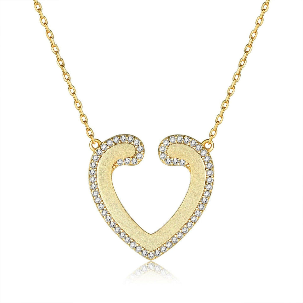 Cauer CAUER 925 Sterling Silver Moissanite Round Pendant Chain - Distacart