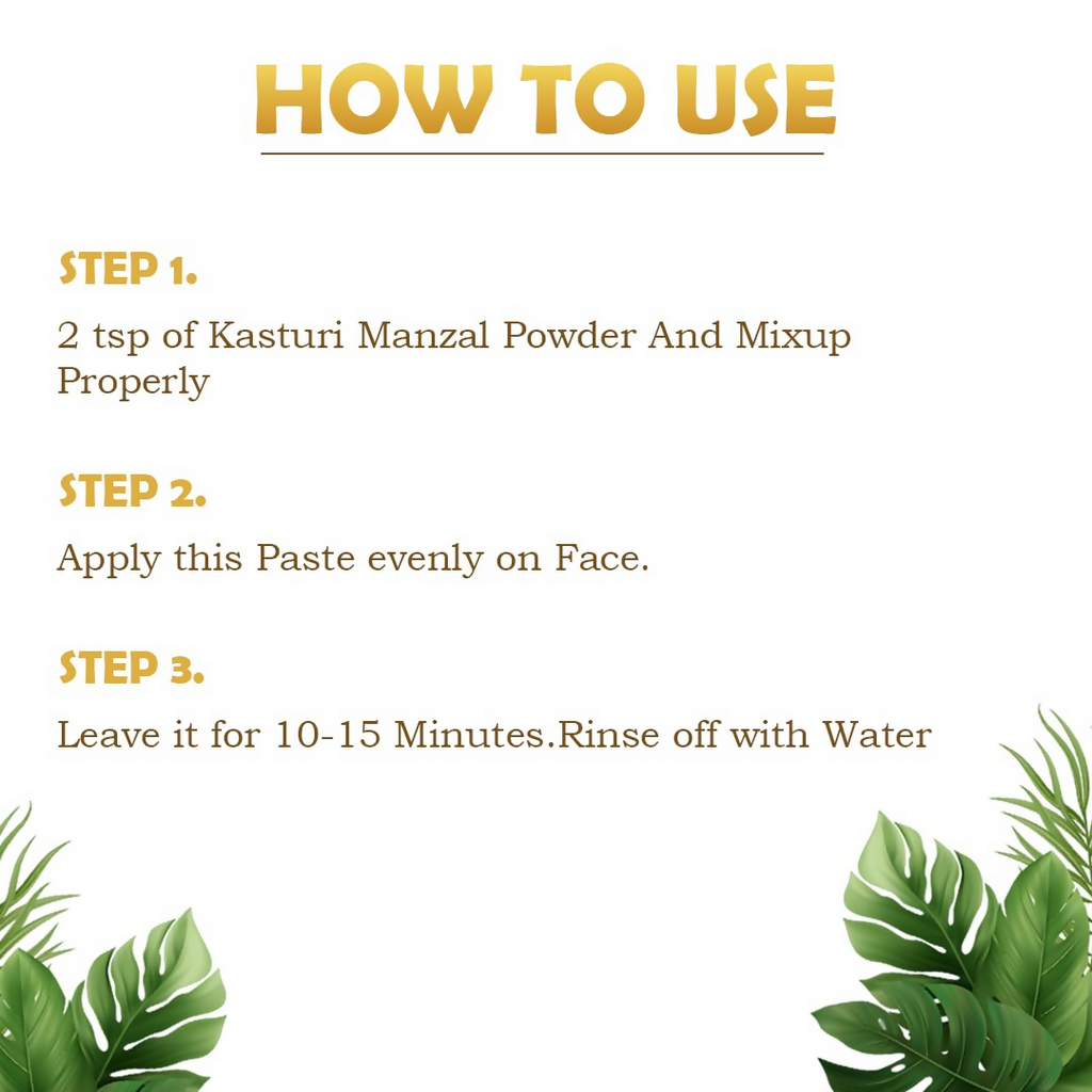 Veda Harvest Kasturi Manjal Curcuma Aromatica/Wild Turmeric Powder For All Skin Types