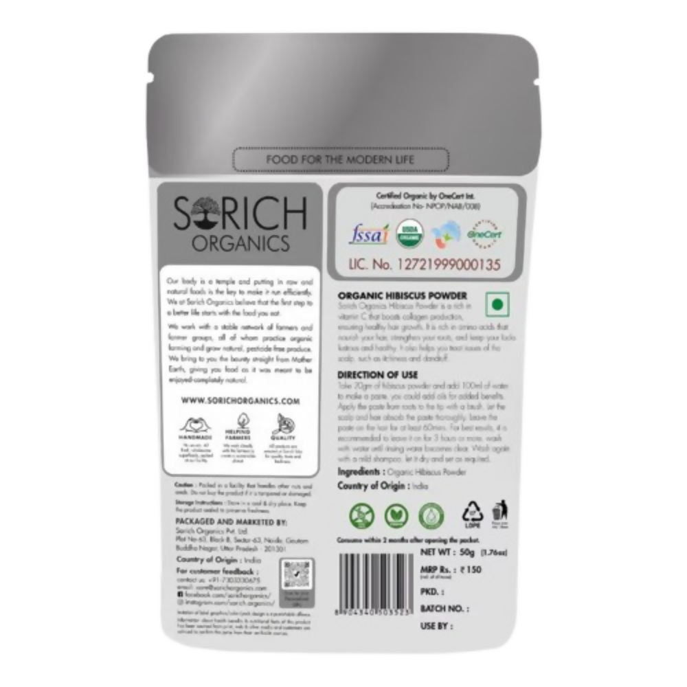 Sorich Organics Hibiscus Powder - Distacart
