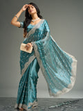 kasee Floral Embroidered Silk Blend Saree - Distacart