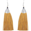 Gold Color Fringe Earrings