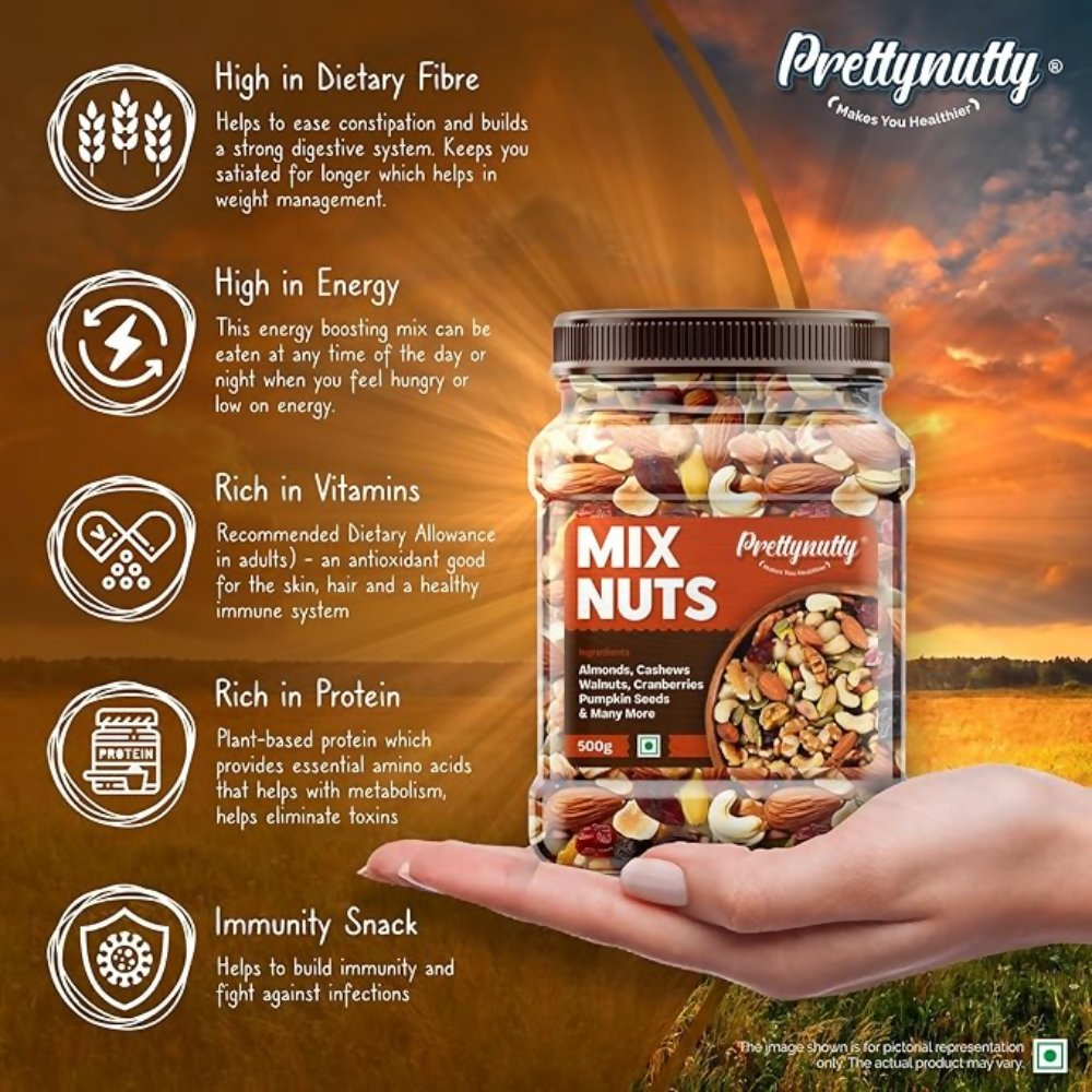 Pretty Nutty Healthy Nutmix - Distacart