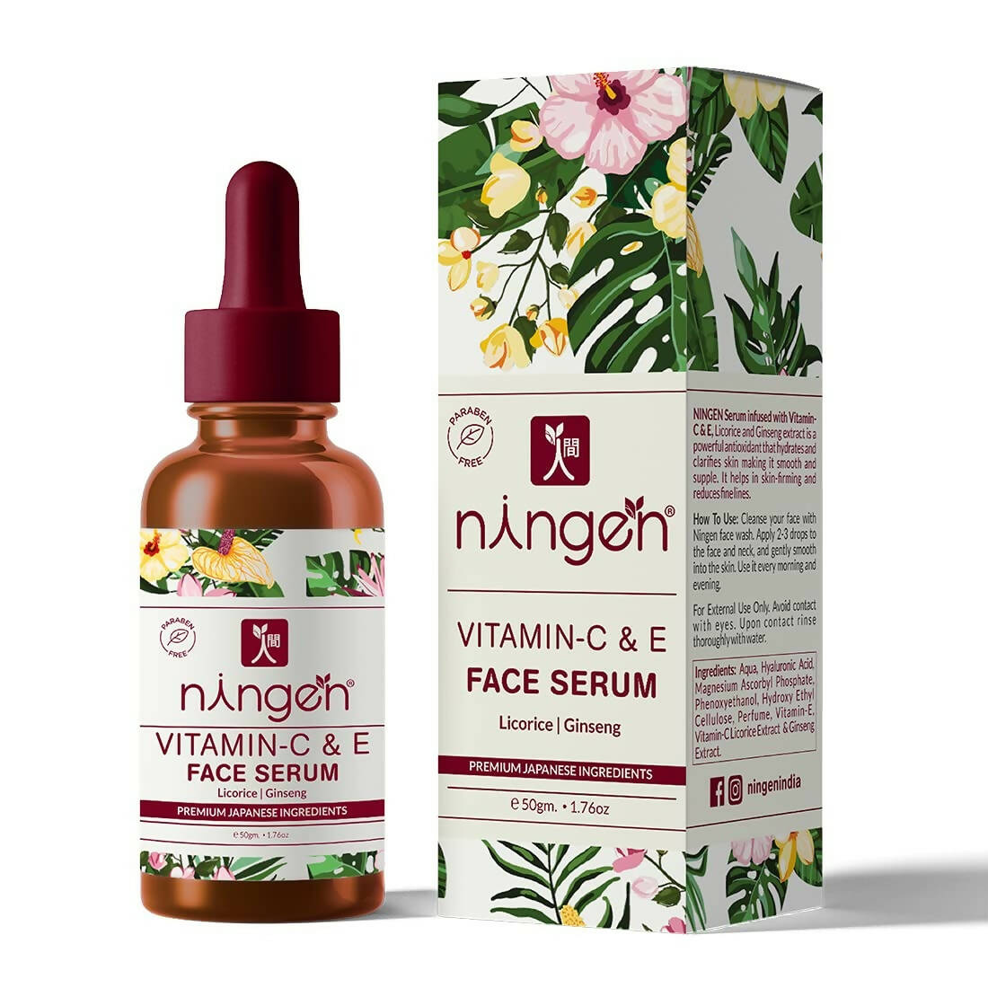 Ningen Vitamin C & E Face Serum