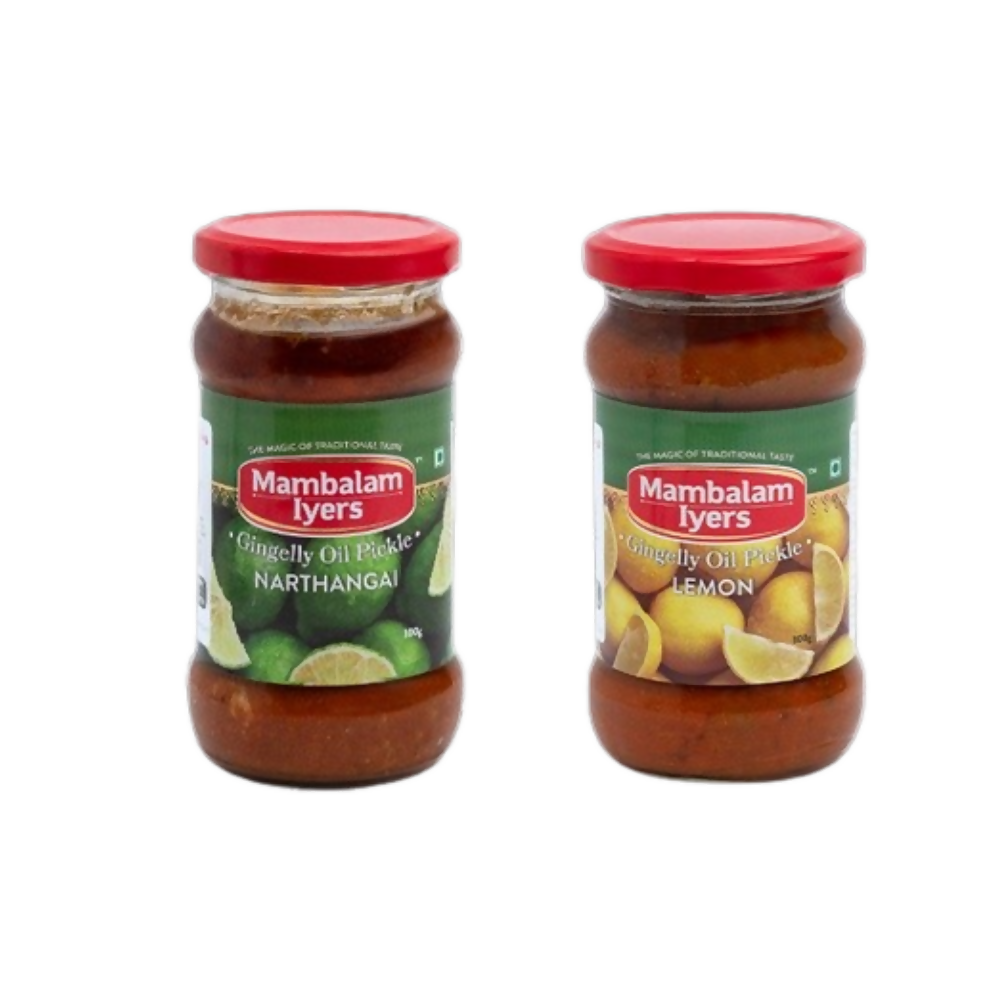 Mambalam Iyers Narthangai & Lemon Pickle Combo