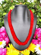 Inhanns Crystal Beads Luxe Edition – Multi-Layered Necklace - Red
