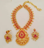 Uncuts & Ruby Peacock Bridal Jewelry
