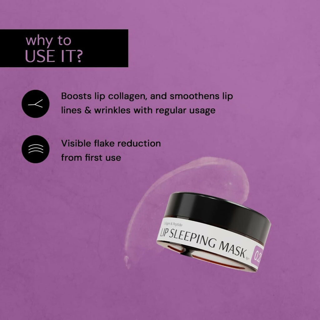 Deconstruct Collagen & Peptide Lip Sleeping Mask for Dry Lips - Distacart