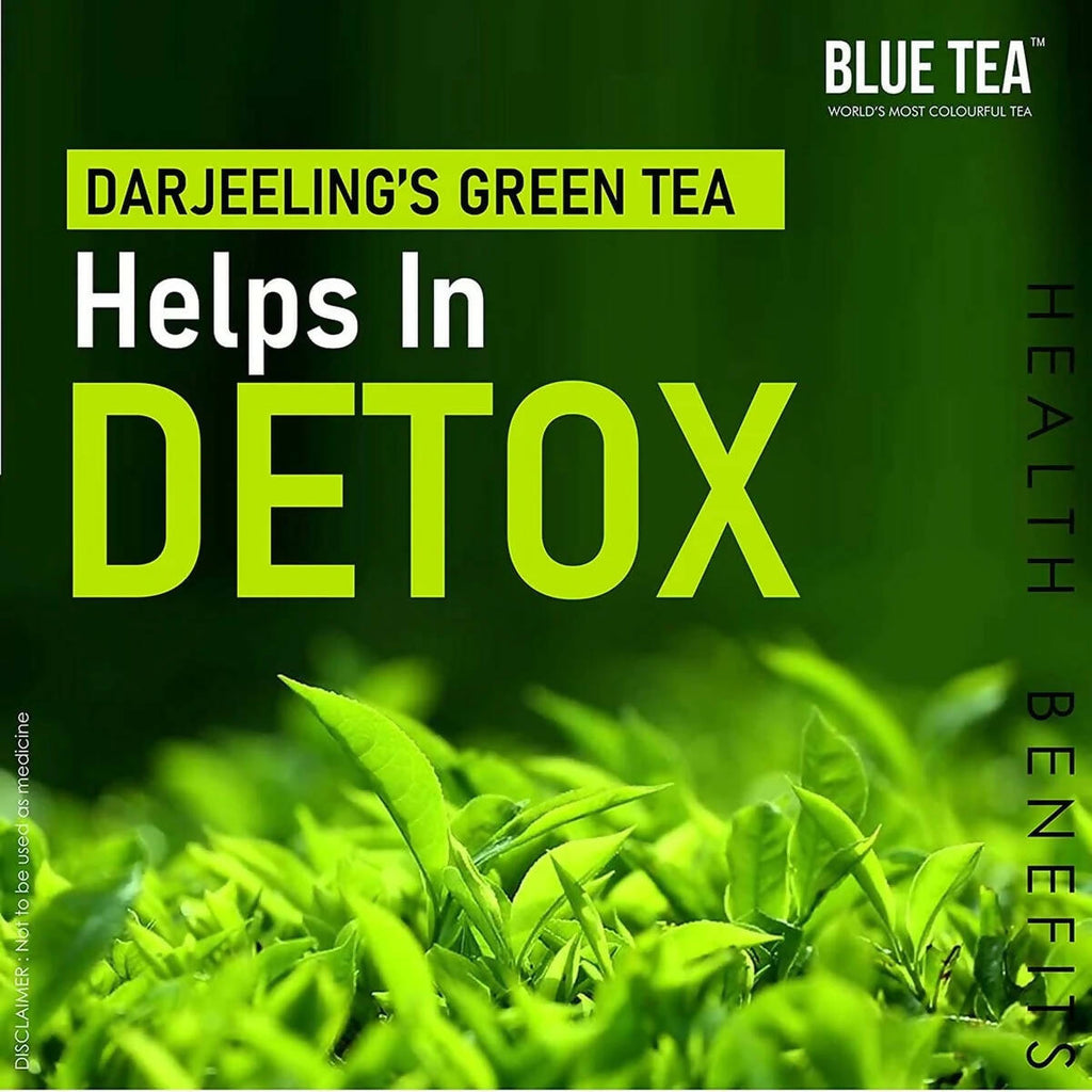Blue Tea Organic Ashwagandha Green Tea - Distacart