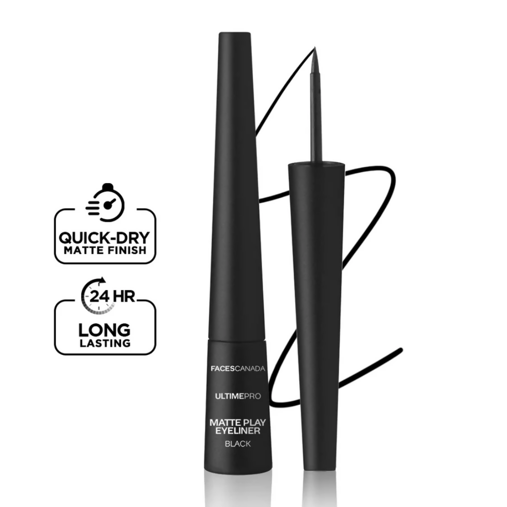 Faces Canada Ultime Pro Matte Play Eyeliner - Black