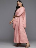 Ahalyaa Women's Traditional wear Ethnic Dress - Pink - Distacart