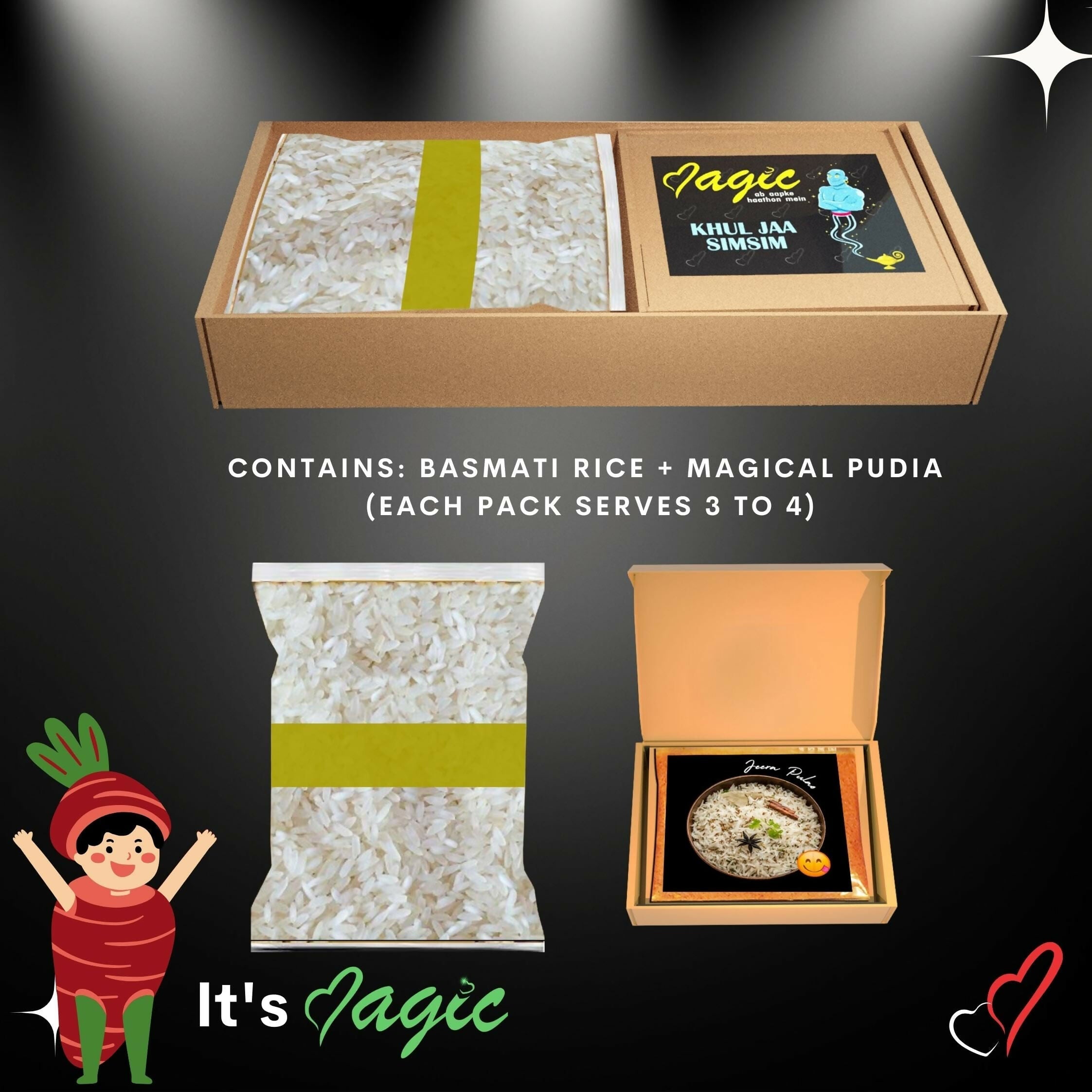 Sanskriti Magic Masala Veg Pulao Fresh Ready to cook All-in-One Kit - Distacart