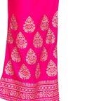 PAVONINE Rani Color Golden Printed Rayon Fabric Sharara For Women & Girls - Distacart