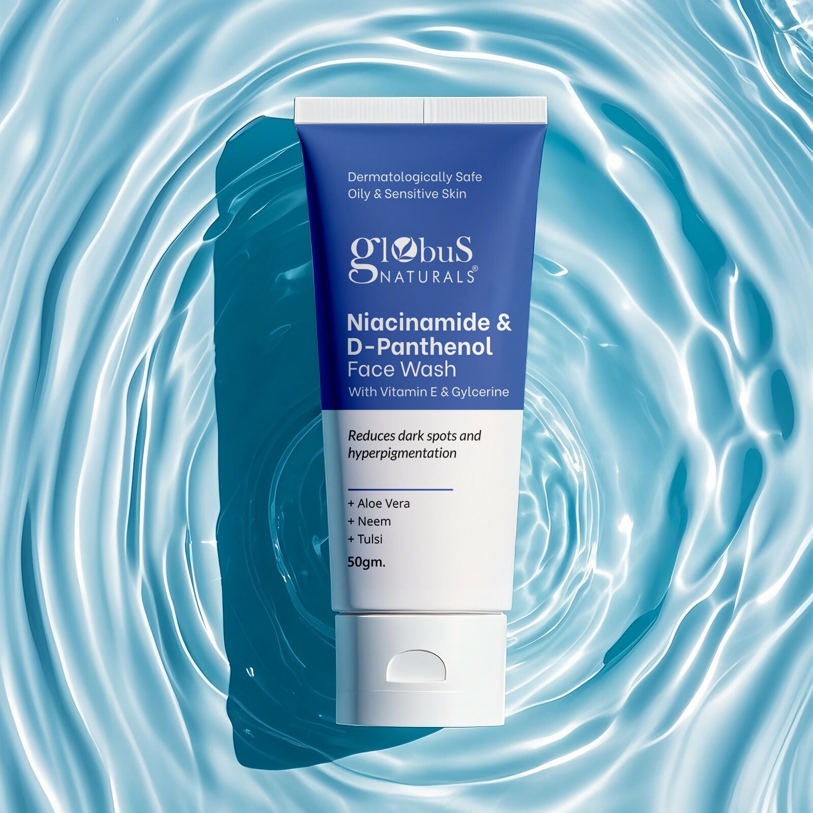 Globus Naturals Niacinamide & D-Panthenol Face Wash with Vitamin E & Glycerine - Distacart