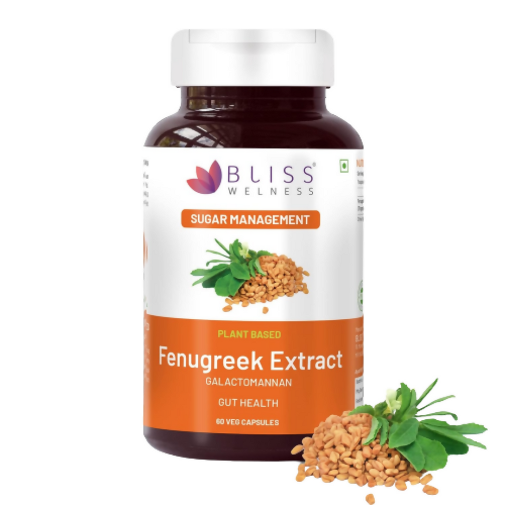 Bliss Welness Fenugreek Extract Capsules - Distacart