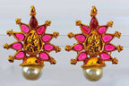 Pink Kemp Temple Earrings - Distacart