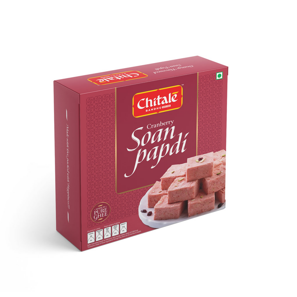 Chitale Bandhu Soan Papdi Cranberry - Distacart