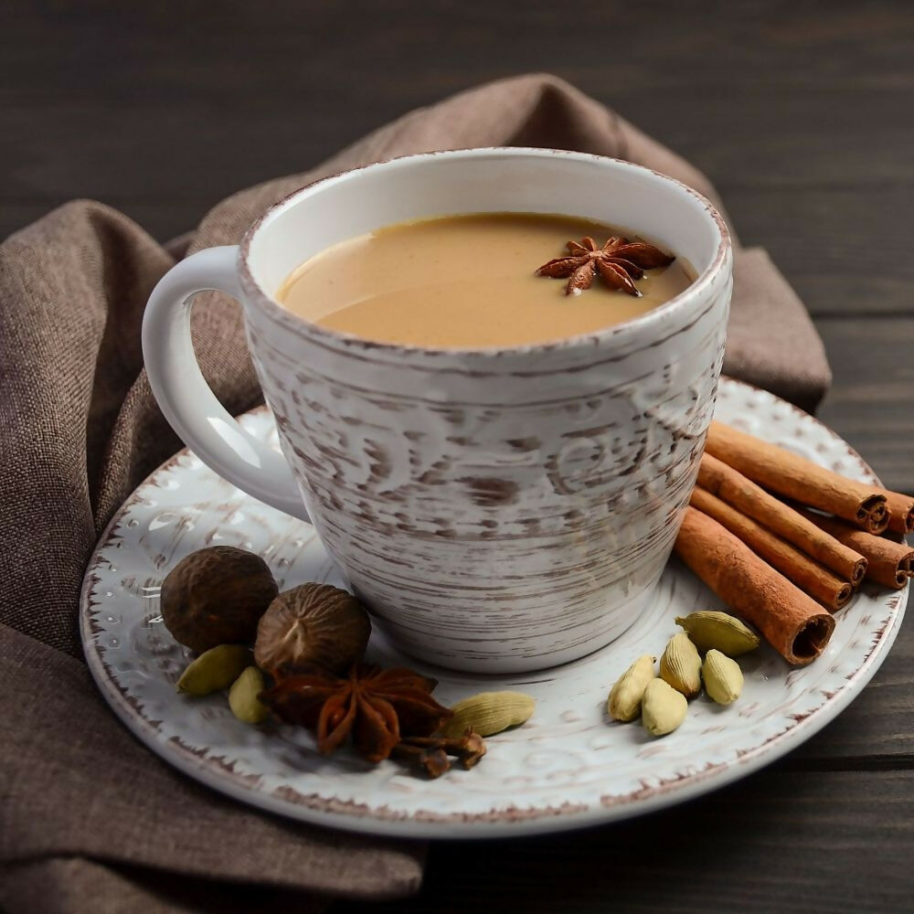 Satvi Wellness Masala Chai | Masala tea | Black tea with spices and herbs | Karak tea - Distacart