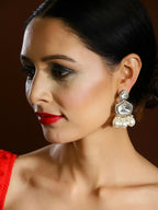 Maharani Kundan Choker with Earrings- Ruby Raang
