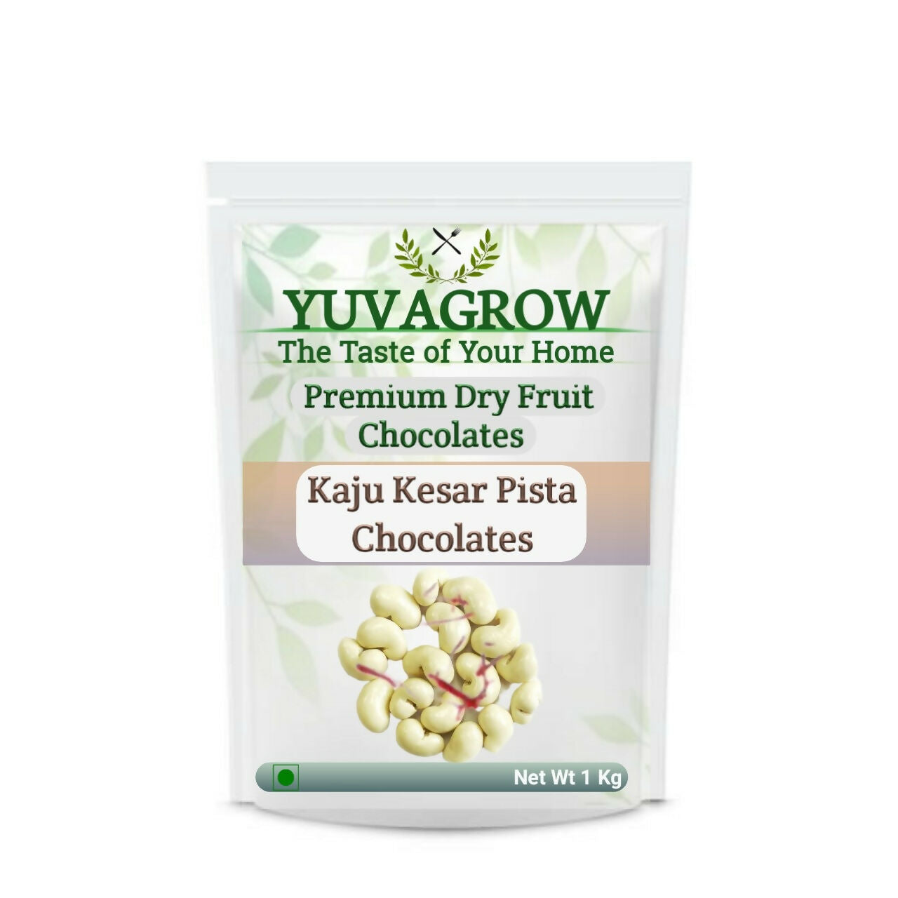 Yuvagrow Kaju Kesar Pista Chocolates - Distacart