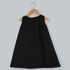 Pink Cow Fashions Black & Pink Dress With Embellishments