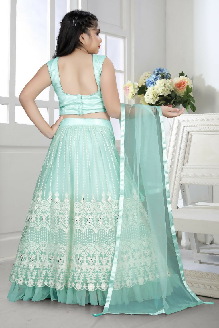Wedding Designer Sky Net Kidswear Lehenga - Aaradhna