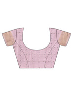 Shree Shyam Fashion Organza Light Pink Saree - Distacart